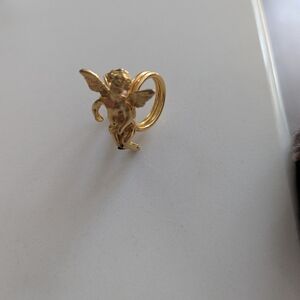 Gold Angel Ring